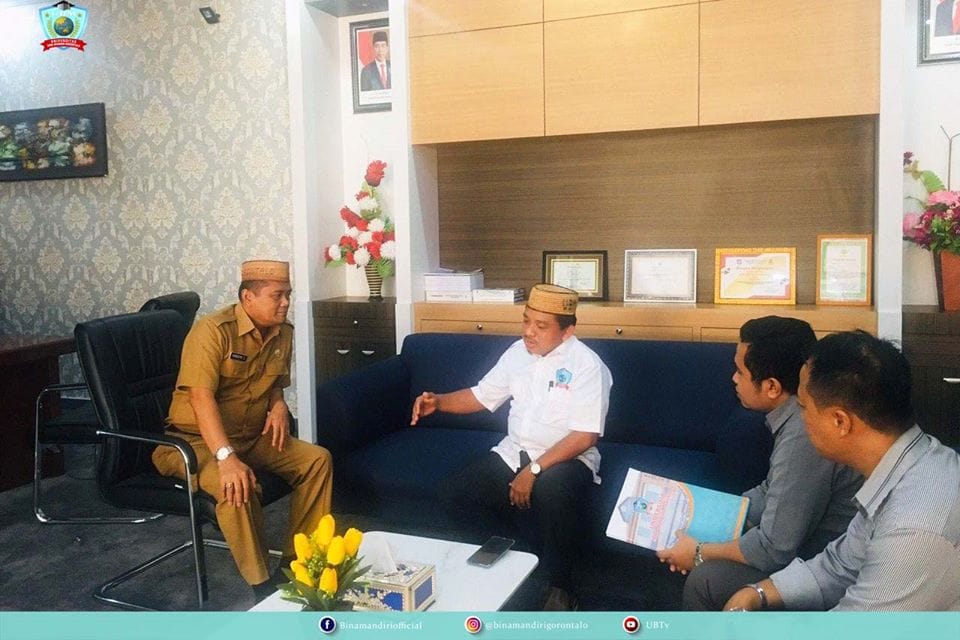 Kunjungan ke Kantor Dinas Pekerjaan Umum (PU) Provinsi Gorontalo.