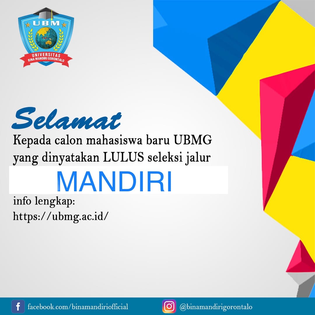 Pengumuman Hasil Seleksi Berkas Calon Maba Jalur Mandiri