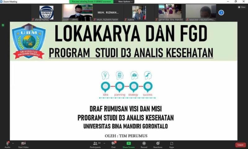 Lewat Lokakarya & FGD, Analis Kesehatan Reformulasi Visi Misi Prodi