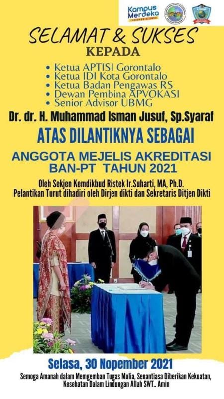 Senior Advisor UBM Resmi Dilantik