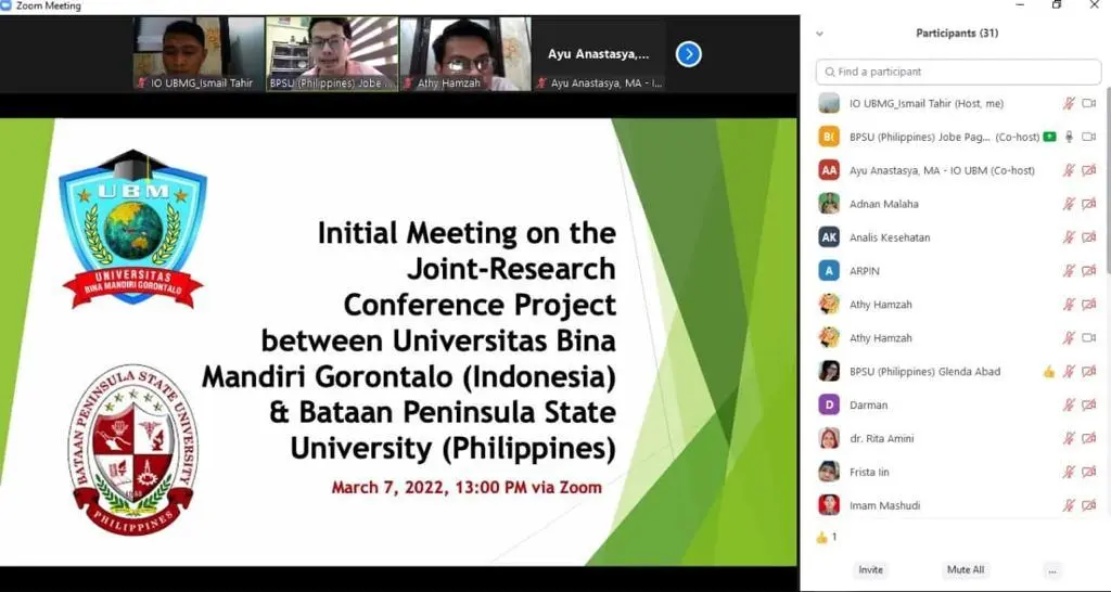 Gandeng Kampus dari Filippina, Agustus 2022 UBM Kembali Gelar Seminar Internasional