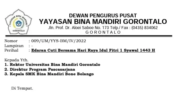 Cuti Lebaran Usai, Pegawai YBMG Diimbau tak Menambah Libur