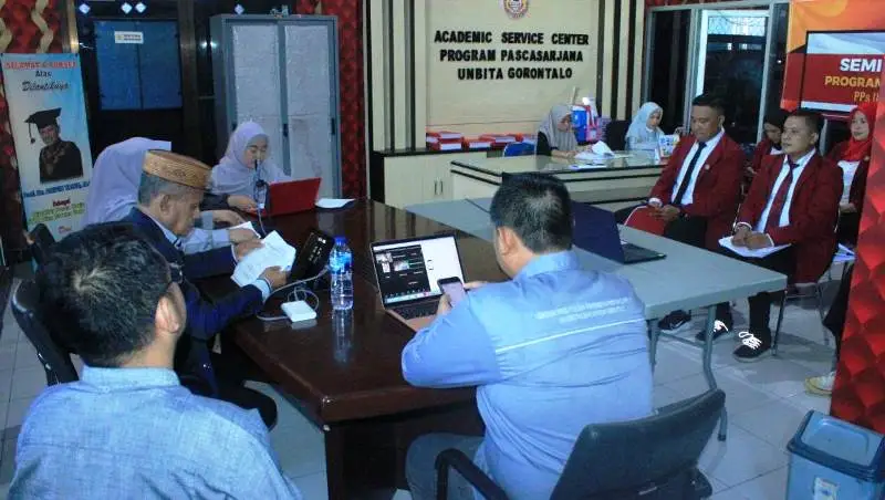 Students of Postgraduate are following Thesis Proposal Exam to Get a Master's Degree from UNBITA