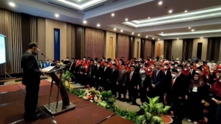 Inaugurated as Head of Association of Private Universities (APTISI) Gorontalo, Azis Rachman Prepares Strategic Work Program