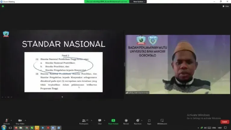 UBM Gorontalo Held Public Test of University Standard Assessment