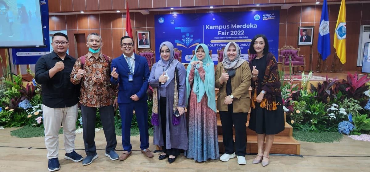 Universitas Bina Mandiri Gorontalo mengikuti Kampus Merdeka Fair 2022 di Politeknik Negeri Jakarta