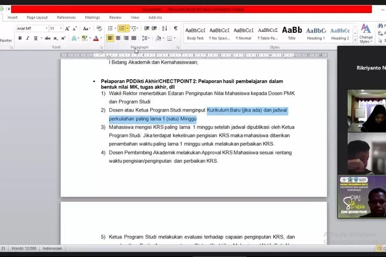 BPM Prepares SOP for Semester Reporting