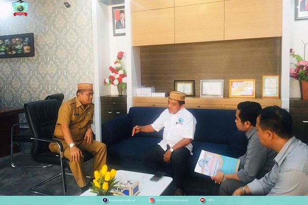 Kunjungan ke Kantor Dinas Pekerjaan Umum (PU) Provinsi Gorontalo.