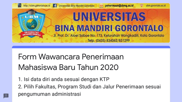 Tes Wawancara untuk Pendaftar Jalur Undangan & Beasiswa Resmi Digelar