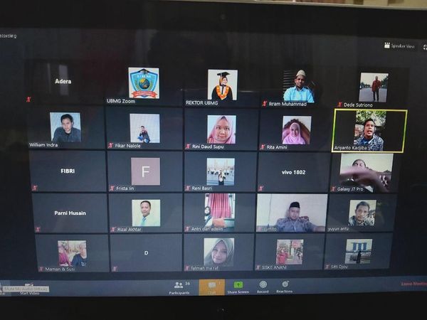 MERAWAT TRADISI DI BULAN RAMADHAN: UBM GORONTALO GELAR SILATURRAHIM DENGAN ALUMNI SECARA DARING