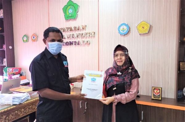 Rektor UBM Gorontalo Terima Laporan Hasil AMI dari BPM