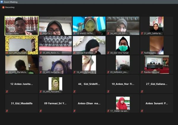 Senat Mahasiswa F-STIK UBM Gorontalo Kaji Efektivitas Bansos Tunai via Webinar