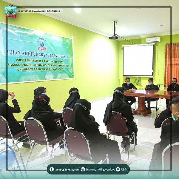 Ujian Akhir KTI Digelar Virtual, Ini Pesan Pjs Dekan F-STIK UBM Gorontalo
