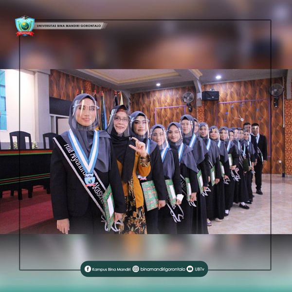 Dekan FSTIK UBM Gorontalo Kukuhkan 15 Ahli Madya Kesehatan Baru