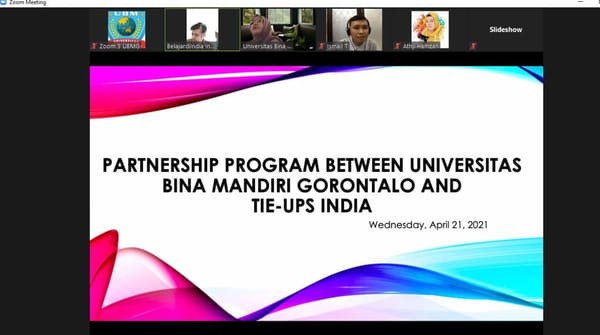 Semakin Nyata Wujudkan Visi Mengglobal, UBM Gorontalo-TIE UPS International Bahas Potensi Kerjasama