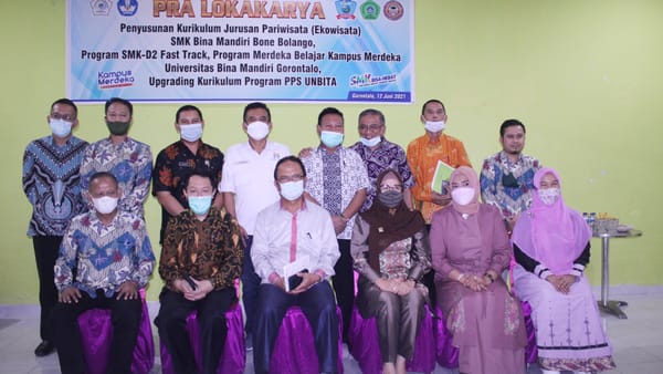 Disparekraf Bone Bolango Sambut Baik Pembukaan SMK Bina Mandiri