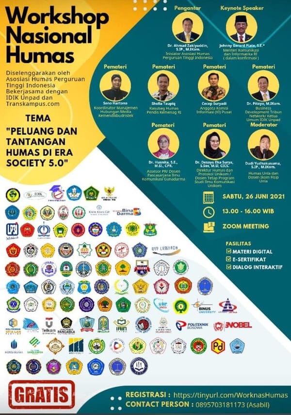 Humas dan Protokoler UBM Gorontalo Siap Ikuti Workshop Humas Nasional 2021