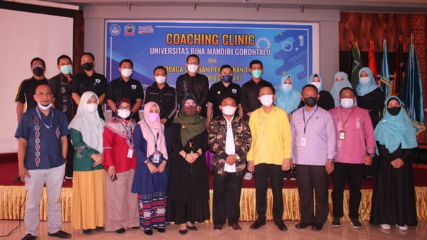 Lewat Coaching Clinic, LLDIKTI XVI Dukung UBM Gorontalo Tingkatkan Mutu SDM & Lembaga