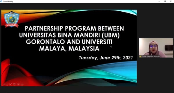 Wujudkan Visi Mengglobal, UBM Gorontalo Gandeng Universiti Malaya