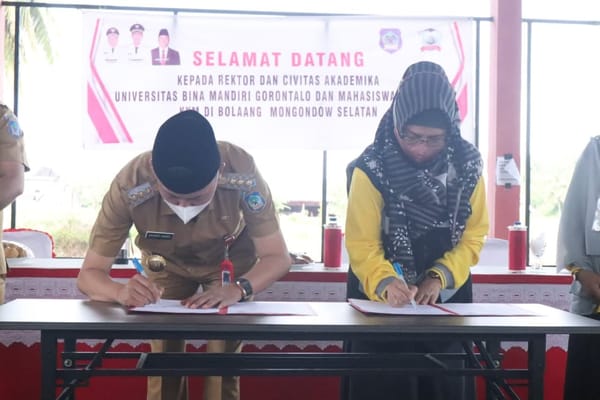 Pemda Bolsel-UBM Gorontalo Komitmen Peningkatan Kualitas SDM