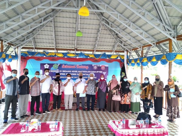 Monitoring Tenaga Pendidik & Kependidikan, Ketua YBMG Terima Kunjungan Komisi IV Deprov Gorontalo