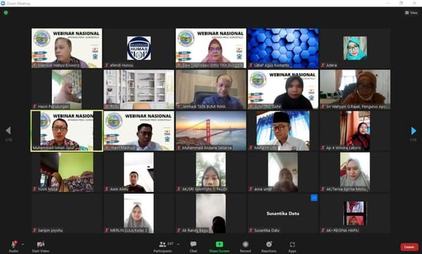 Dihadiri Ketum, Webinar Kolaborasi APVOKASI-KADIN Gorontalo Banjir Peserta