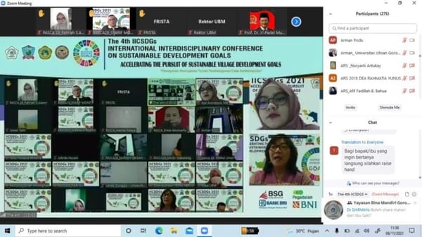 IICSDGs IV, UBM Gorontalo Kembali Ulangi Kesuksesan
