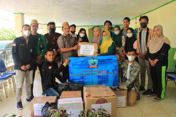 Aliansi Mahasiswa UBM & Siswa SMK Ramai-ramai Salurkan Bantuan untuk Panti Asuhan Harapan Kita