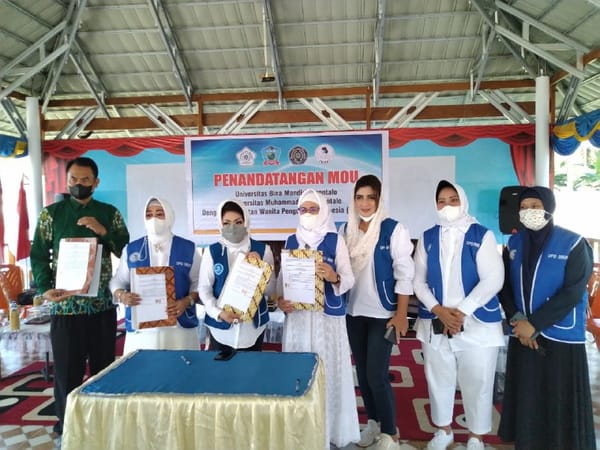 UBM Gorontalo-IWAPI Tandatangani MoU