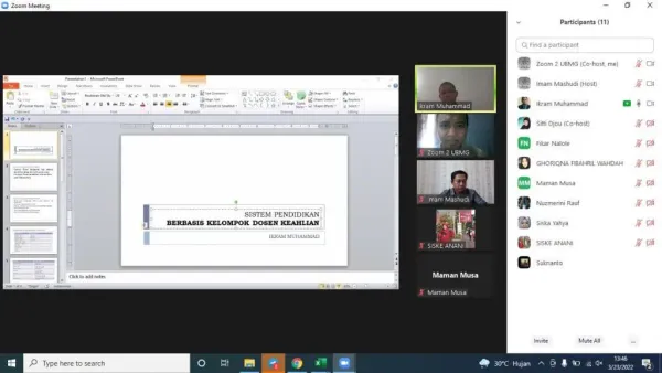 Pembentukan Kelompok Dosen Keahlian, FEB Rapat Bersama BPM
