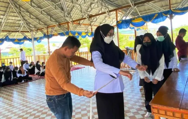 Maba UBM Gorontalo Antusias Jalani Pengukuran Seragam Dinas & Almamater