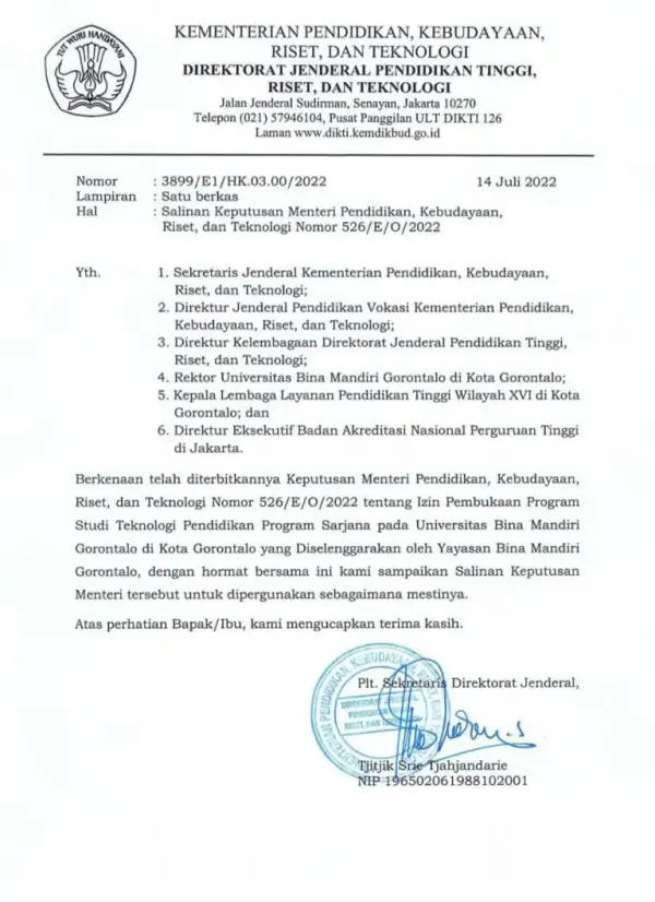 Sstt, UBM Gorontalo Punya Prodi Langka Lagi