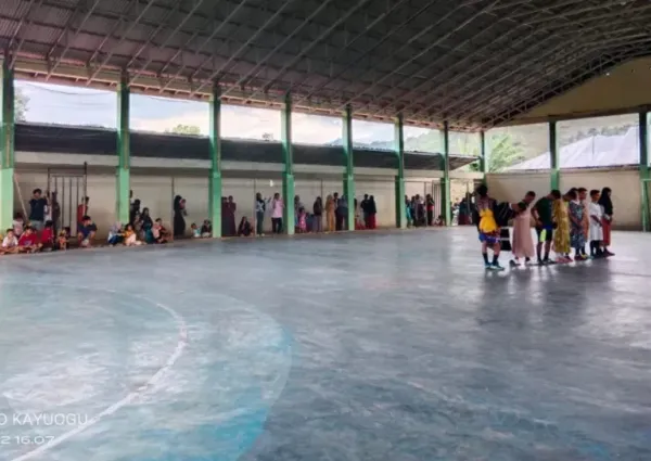 The Community Work Service (KKM) Students of Kayuogo Village Holds Futsal Competition