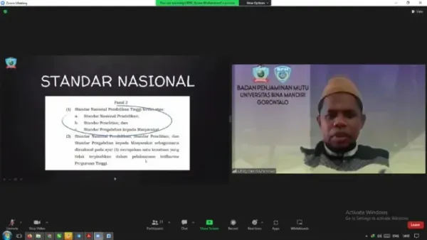 UBM Gorontalo Held Public Test of University Standard Assessment