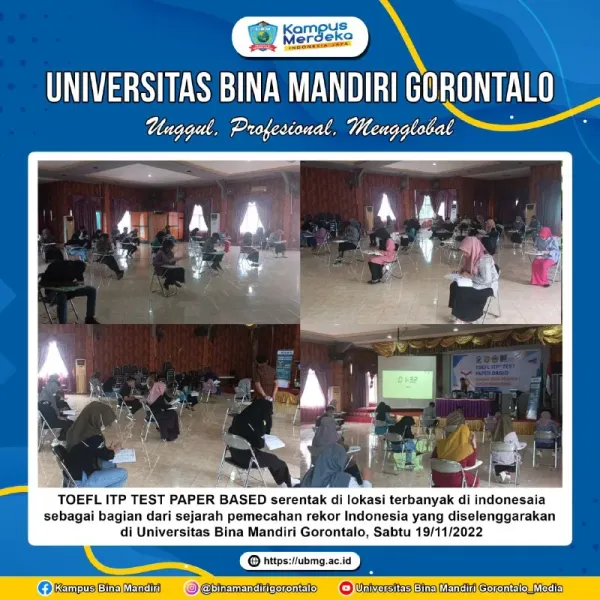 CCLC UBM Kontribusi Pemecahan Rekor MURI IIEF