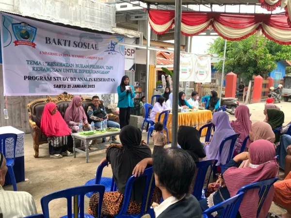 Again, UBM Gorontalo Analyst Students Hold Counseling & Free Health Checks