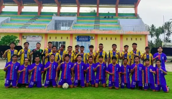 UBM Gorontalo Football Team Trains with High School in Pohuwato