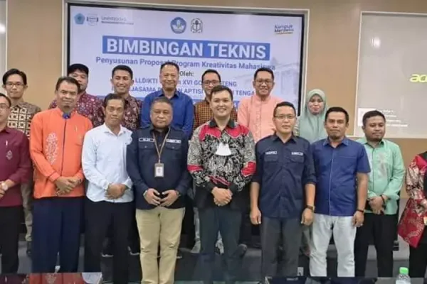 UBM Gorontalo Vice Rector Attends Technical Guidance for Drafting PKM Proposals at Unismuh Palu
