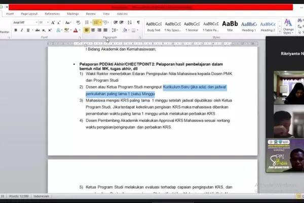 BPM Prepares SOP for Semester Reporting